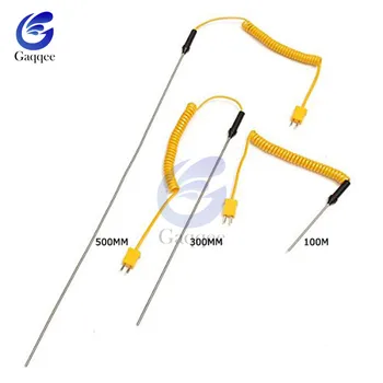 K-Type Thermocouple Probe Sensor 10cm/30cm/50cm Temperature Controller -50C to 1200 with Cable For Digital Thermometer
K-Type Thermocouple Probe Sensor 10cm/30cm/50cm Temperature Controller -50C to 1200 with Cable For Digital Thermometer