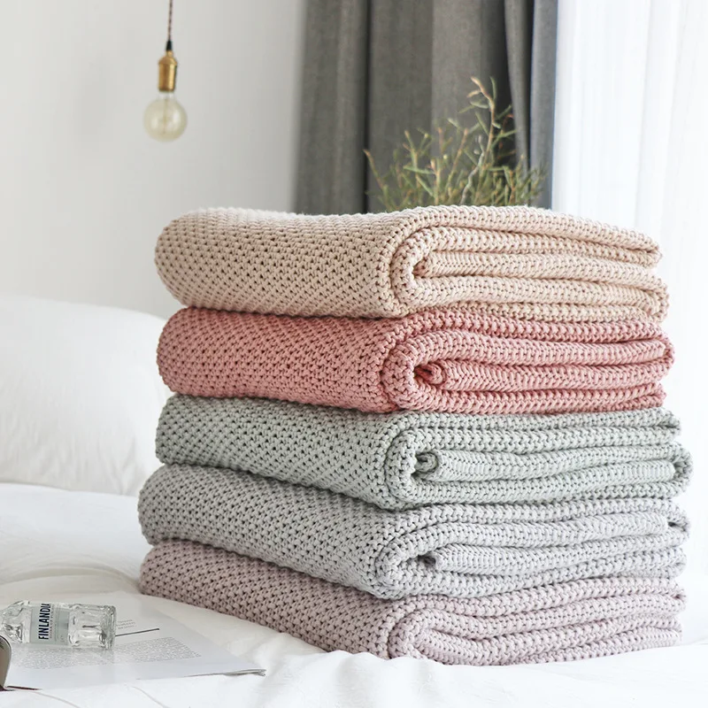 Free shipping Cotton Bedspread Knitted Diamonds Twisted Cables Pattern Throw Blanket Wrap Rug 120*180cm/180*200cm Drop Shipping
Free shipping Cotton Bedspread Knitted Diamonds Twisted Cables Pattern Throw Blanket Wrap Rug 120*180cm/180*200cm Drop Shipping