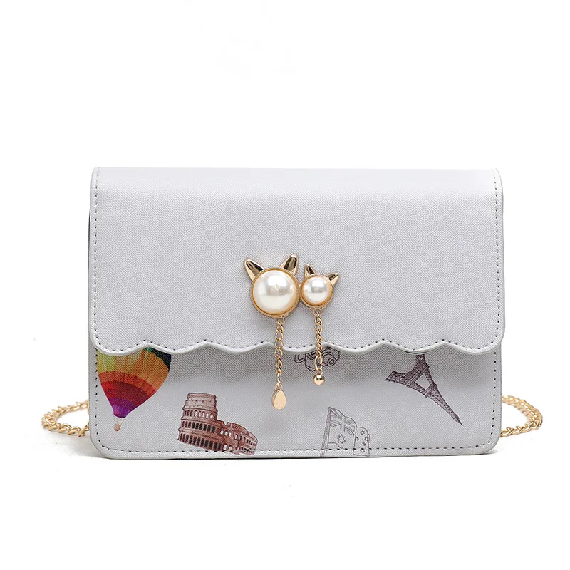 In 2019, a new Korean version of ins small bag for ladies goes with chain single-shoulder cross-body bag and fashion student bag
In 2019, a new Korean version of ins small bag for ladies goes with chain single-shoulder cross-body bag and fashion student bag