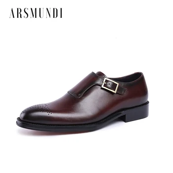 Men Genuine Leather Dress Shoes Derby Cowhide Leather Buckle Strap Pig Inner Square Toe Wedding Business Shoes 2018 New
Men Genuine Leather Dress Shoes Derby Cowhide Leather Buckle Strap Pig Inner Square Toe Wedding Business Shoes 2018 New