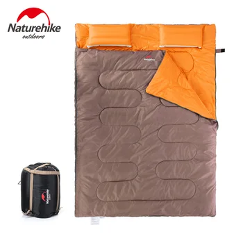 NatureHike SD15M030-J Envelope Cotton 2 Person Double Sleeping Bag For Backpacking Family Camping Hiking With 2 Pillow
NatureHike SD15M030-J Envelope Cotton 2 Person Double Sleeping Bag For Backpacking Family Camping Hiking With 2 Pillow
