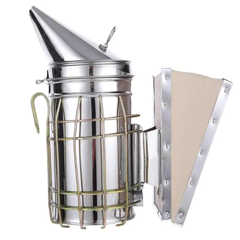 Beekeeping Smoker Stainless Steel Manual Transmitter Bee Smoker Kit Apiculture Tool Bee keeping Tool Ahumador Sprayer
Beekeeping Smoker Stainless Steel Manual Transmitter Bee Smoker Kit Apiculture Tool Bee keeping Tool Ahumador Sprayer