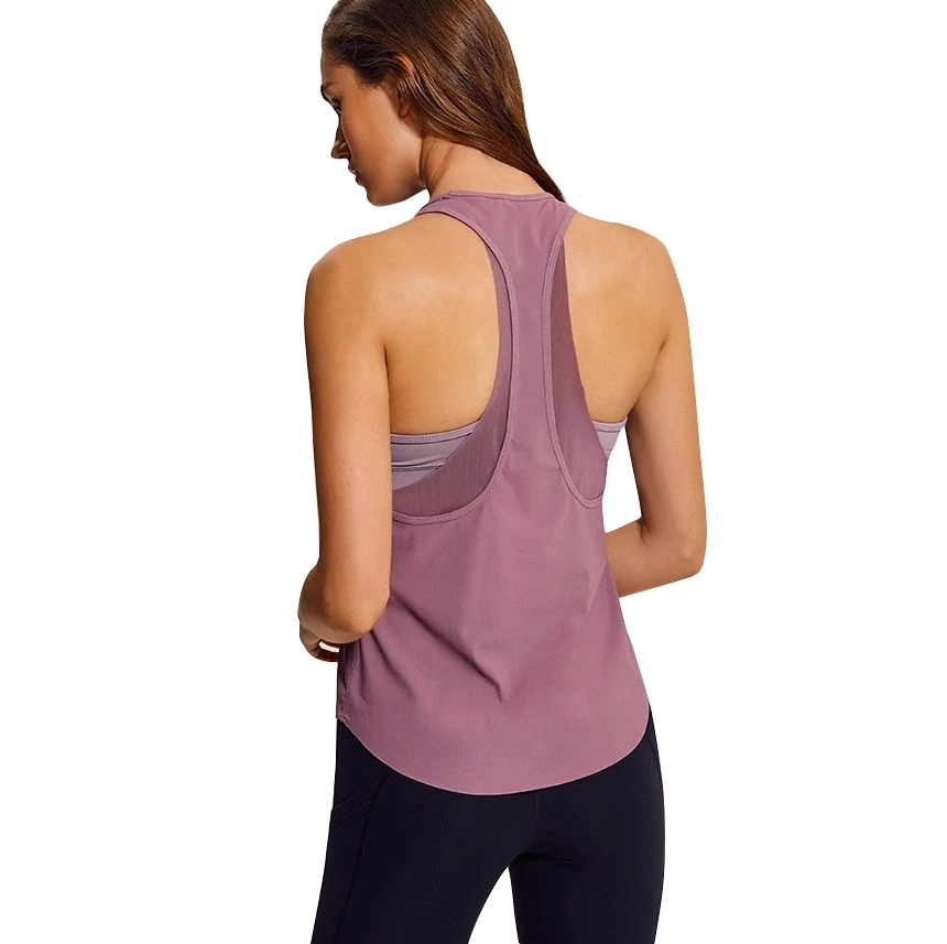 Women's Sleeveless Mesh Insert Soft Comfortable Gym Sport Yoga Running Tank Tops
Women's Sleeveless Mesh Insert Soft Comfortable Gym Sport Yoga Running Tank Tops