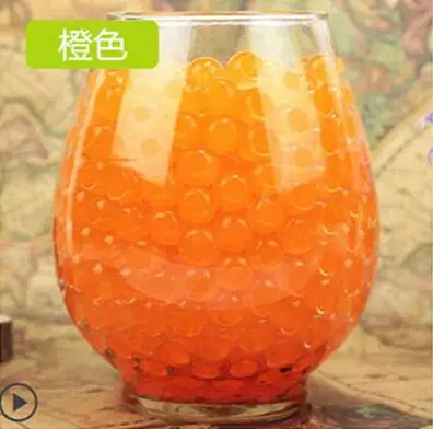 100pcs orange Colorful Pearl Gel Ball Polymer Hydrogel Crystal Mud Soil Water Beads plant Grow Magic Jelly Home Party Decoration
100pcs orange Colorful Pearl Gel Ball Polymer Hydrogel Crystal Mud Soil Water Beads plant Grow Magic Jelly Home Party Decoration