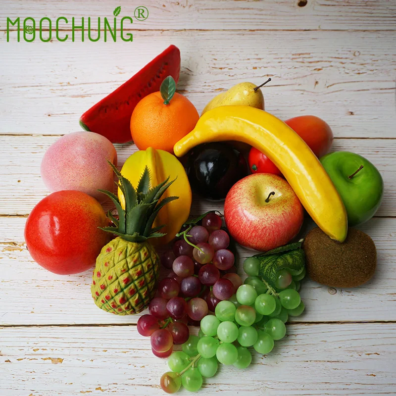 MOOCHUNG Realistic Lifelike Artificial Fruits Foam House Party Kitchen Decor Pineapple Pomegranate Apple Banana Mango Grape Pear
MOOCHUNG Realistic Lifelike Artificial Fruits Foam House Party Kitchen Decor Pineapple Pomegranate Apple Banana Mango Grape Pear