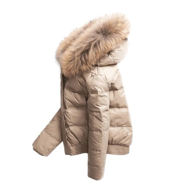 Women's Winter Down Jacket Woman Hooded Short Korean Puffer Coat Women Real Fur Collar Down Jackets Abrigo Mujer YP2146
Women's Winter Down Jacket Woman Hooded Short Korean Puffer Coat Women Real Fur Collar Down Jackets Abrigo Mujer YP2146