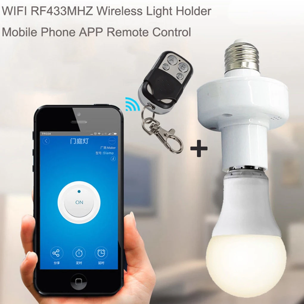 2019 Sonoff Slampher E27 WiFi Lamp Bulbs Holder RF 433MHz Wireless Smart Control Light Bulbs Holder Smart Home For IOS Android
2019 Sonoff Slampher E27 WiFi Lamp Bulbs Holder RF 433MHz Wireless Smart Control Light Bulbs Holder Smart Home For IOS Android