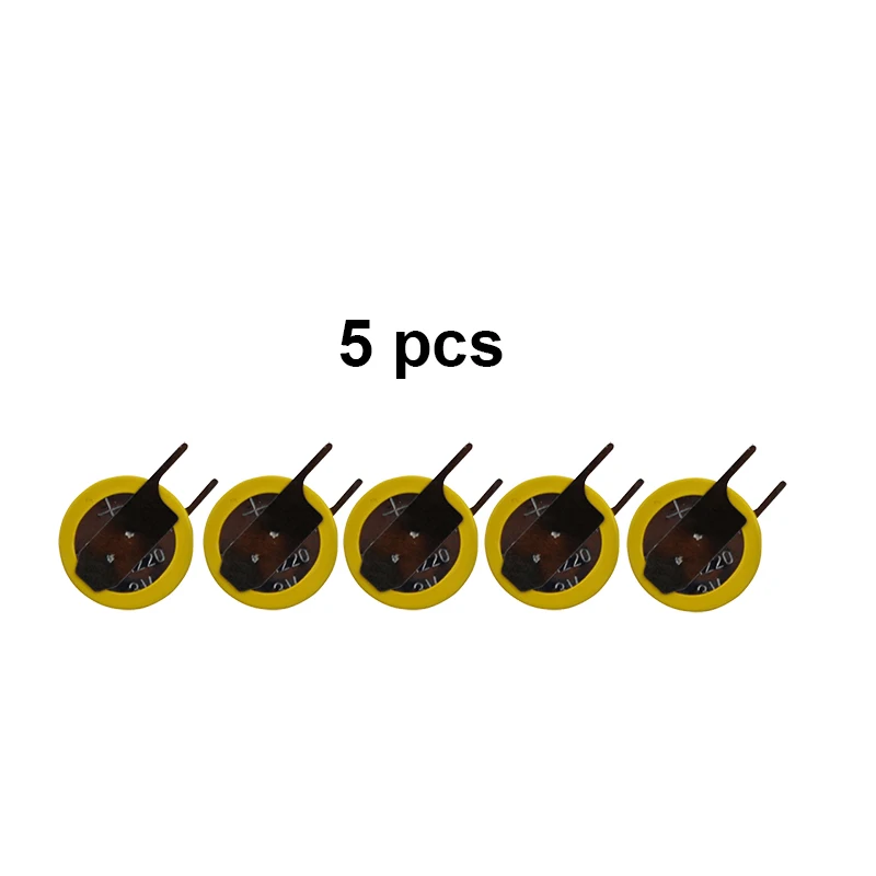5pcs/lot 2-Pin CR1220 3V Lithium Li-ion Battery with Welding Feet Conventional Horizontal Customized BIOS DL1220 Coin Batteries
5pcs/lot 2-Pin CR1220 3V Lithium Li-ion Battery with Welding Feet Conventional Horizontal Customized BIOS DL1220 Coin Batteries