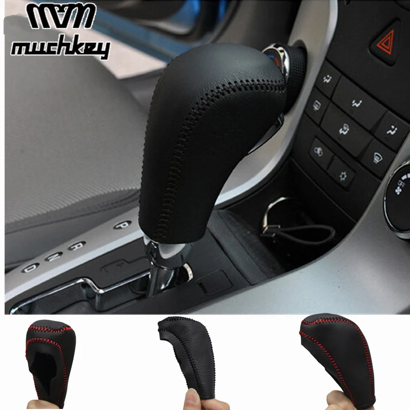 New Leather Gear Shift Knob Cover For Chevrolet Holden Cruze