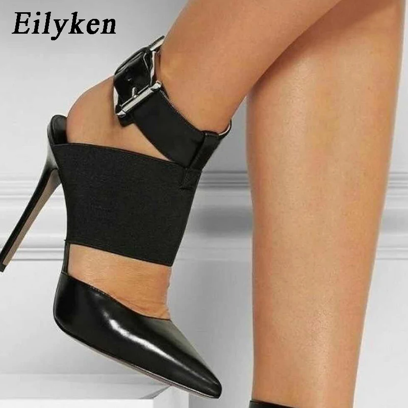 Eilyken Autumn Heels Pointed Toe Women Pumps 12.5 CM Sexy High Heels Buckle Strap Party Shoes Wedding Shoes Black size 40
Eilyken Autumn Heels Pointed Toe Women Pumps 12.5 CM Sexy High Heels Buckle Strap Party Shoes Wedding Shoes Black size 40