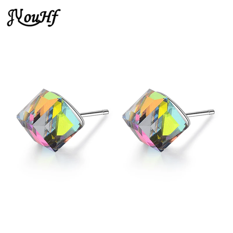JYouHF Small Blue Multicolor Square Crystal Stud Earrings for Girl Children Jewelry Elegant White Gold Color Earrings Oorbellen
JYouHF Small Blue Multicolor Square Crystal Stud Earrings for Girl Children Jewelry Elegant White Gold Color Earrings Oorbellen