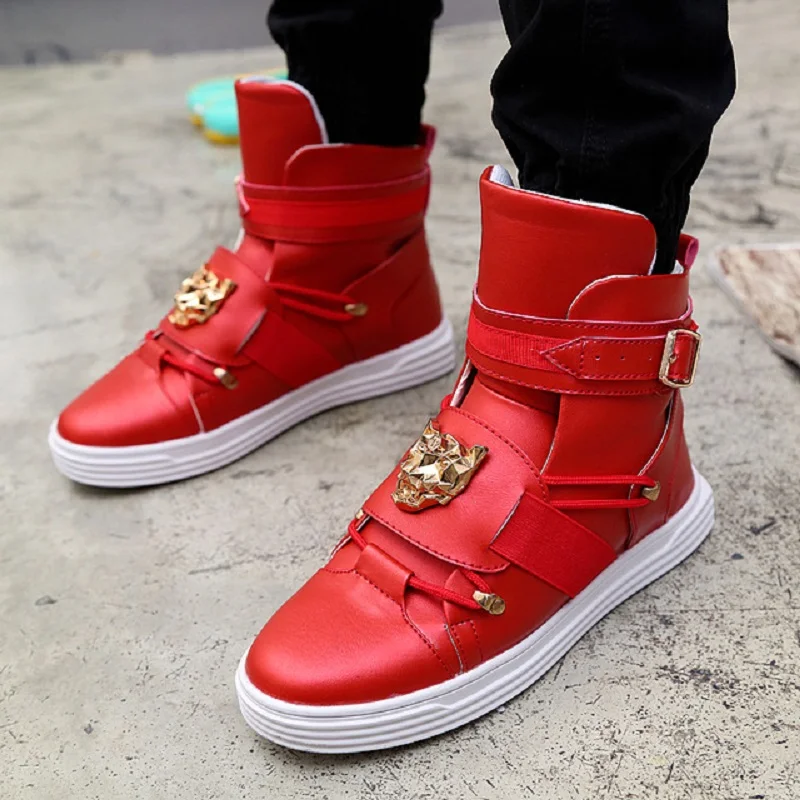Spring and autumn new high-top men's shoes trend personality Korean fashion sports men's shoes
Spring and autumn new high-top men's shoes trend personality Korean fashion sports men's shoes