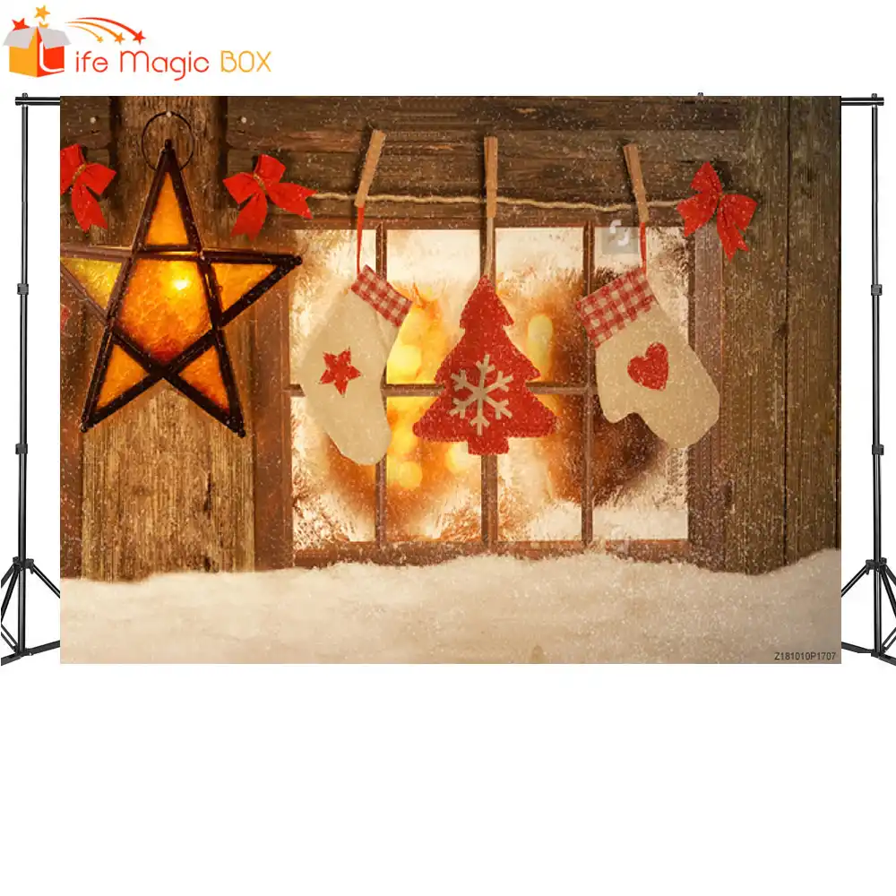 moon red maple leaf chinese style christmas photography back