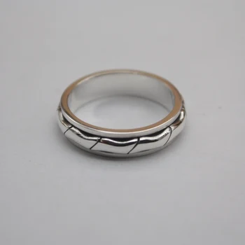 Retro Sterling Silver S925 Ring For Women Men Ring Female Twill Rotation Unique Designed Ring 6mmW 2018 US 7-12 Fashion Hot
Retro Sterling Silver S925 Ring For Women Men Ring Female Twill Rotation Unique Designed Ring 6mmW 2018 US 7-12 Fashion Hot
