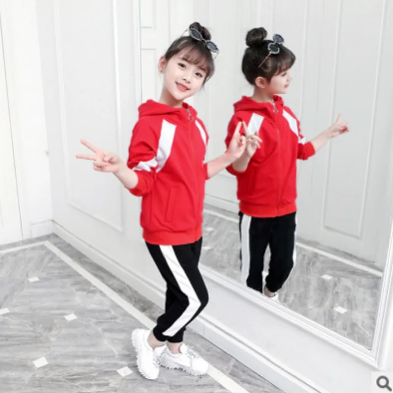 Girls Sports Clothing Set 2019 New Spring/Autumn Kids Clothes Sets Children's Leisure Suits 2 Patchwork Colors Size110-160 ly229
Girls Sports Clothing Set 2019 New Spring/Autumn Kids Clothes Sets Children's Leisure Suits 2 Patchwork Colors Size110-160 ly229