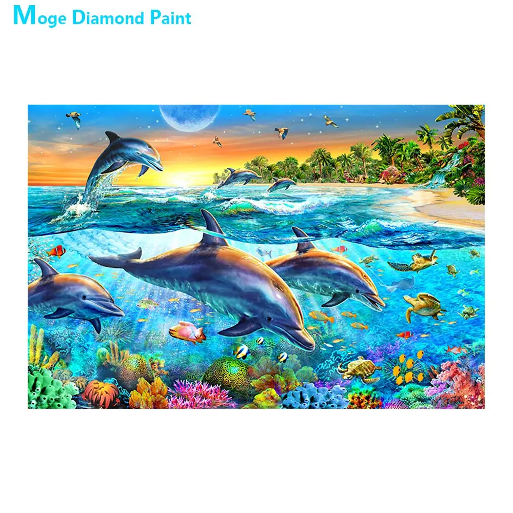 Marine World Dolphins Diamond Painting animal Round Full Drill 5D Nouveaute DIY Mosaic Embroidery Cross Stitch home decor gifts
Marine World Dolphins Diamond Painting animal Round Full Drill 5D Nouveaute DIY Mosaic Embroidery Cross Stitch home decor gifts