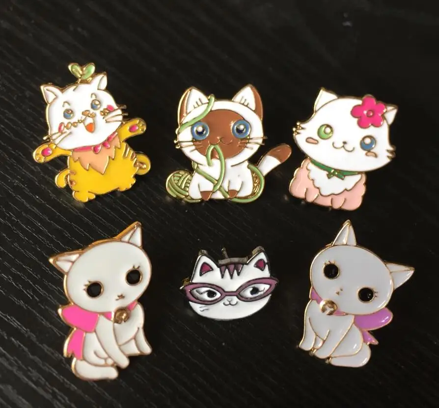 Jisensp Fashion Jewelry Brooch Pins Button Cat kitten Animal diy pin metal badge for Women Party Gifts
Jisensp Fashion Jewelry Brooch Pins Button Cat kitten Animal diy pin metal badge for Women Party Gifts