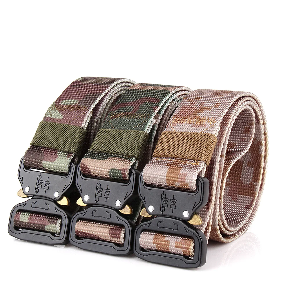 Simple Tactical Belts Nylon Military Waist Belt with Metal Buckle Adjustable Training Strap lona Jeans Big Size High Quality
Simple Tactical Belts Nylon Military Waist Belt with Metal Buckle Adjustable Training Strap lona Jeans Big Size High Quality