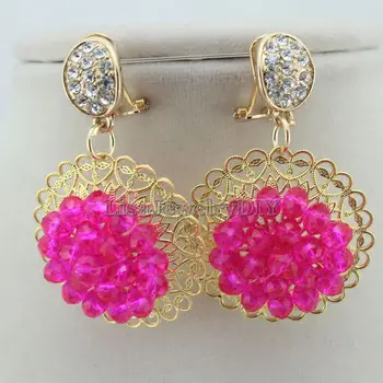 Jewelry african bridal crystal fashion earrings luxury Earrings wedding women bridal gift HD6245
Jewelry african bridal crystal fashion earrings luxury Earrings wedding women bridal gift HD6245