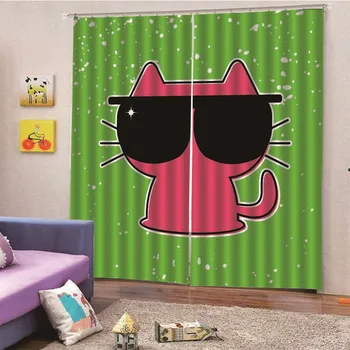3D Digital Print Window Cat Curtain Scenery Curtain for Living Room Cafe Curtains Window Curtain Drapes Blackout bedroom M13 
3D Digital Print Window Cat Curtain Scenery Curtain for Living Room Cafe Curtains Window Curtain Drapes Blackout bedroom M13