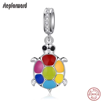 Fashion Colorful Enamel 925 Sterling Silver Colorful Shell Turtle Hanging Charm Fit Bracelet And Necklace Rhinestone Cute Charms
Fashion Colorful Enamel 925 Sterling Silver Colorful Shell Turtle Hanging Charm Fit Bracelet And Necklace Rhinestone Cute Charms