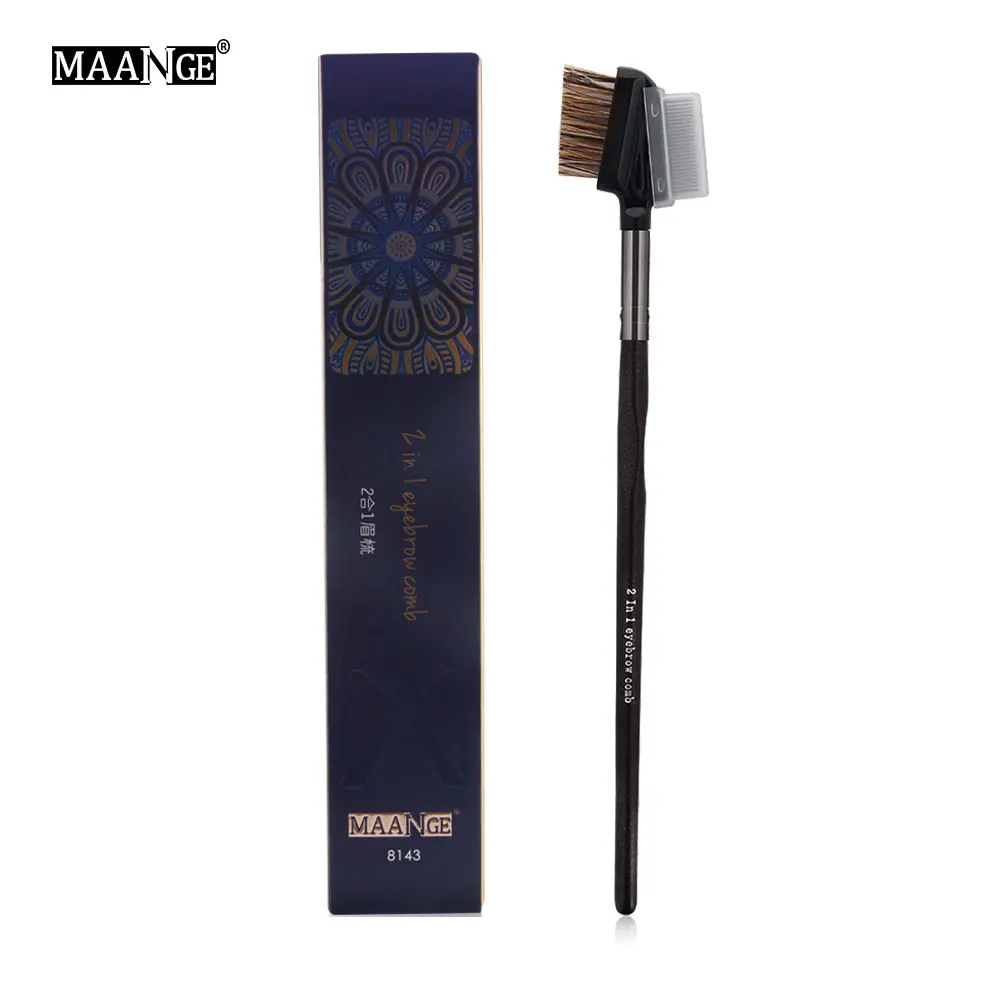 MAANGE 1Pcs 2 in 1 Dual Use Eyebrow Comb Eyelashes Extension Applicator Brush Professional Cosmetics Beauty Make Up Brushes Tool
MAANGE 1Pcs 2 in 1 Dual Use Eyebrow Comb Eyelashes Extension Applicator Brush Professional Cosmetics Beauty Make Up Brushes Tool
