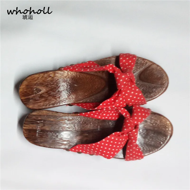 WHOHOLL Geta Wooden Slippers Open Toe Women's Sandals Clogs Sandals Women Slippers Summer Beach 3 color
WHOHOLL Geta Wooden Slippers Open Toe Women's Sandals Clogs Sandals Women Slippers Summer Beach 3 color