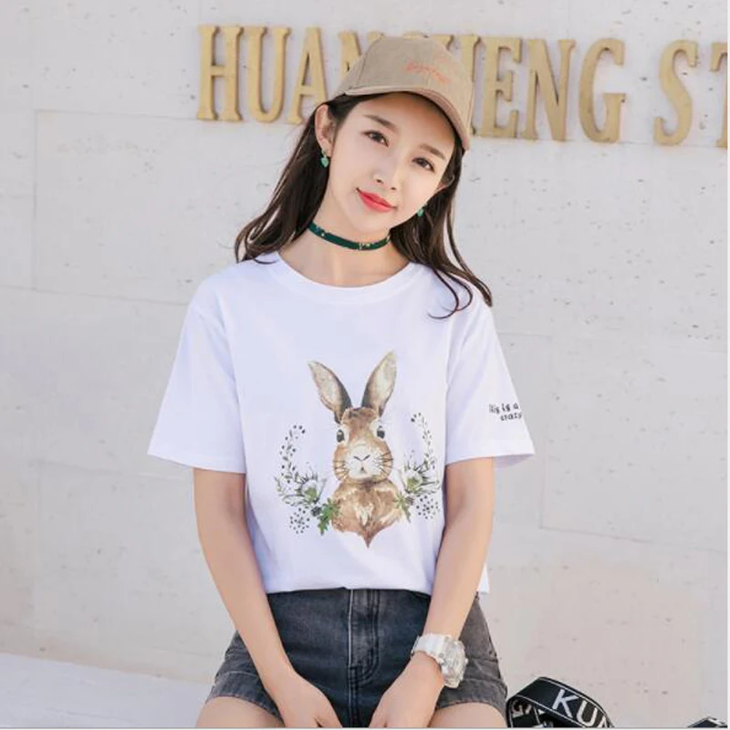 Multi Styles Women T shirt Spring Summer Fashion Print Short Sleeve O Neck Cotton Spandex Women Tops Slim Fit Female T-shirt
Multi Styles Women T shirt Spring Summer Fashion Print Short Sleeve O Neck Cotton Spandex Women Tops Slim Fit Female T-shirt