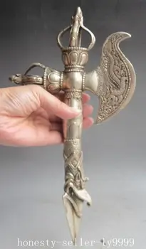 christmas Tibet Tibetan Buddhist Silver dragon beast Dorje Ax Phurpa Dagger statue halloween
christmas Tibet Tibetan Buddhist Silver dragon beast Dorje Ax Phurpa Dagger statue halloween