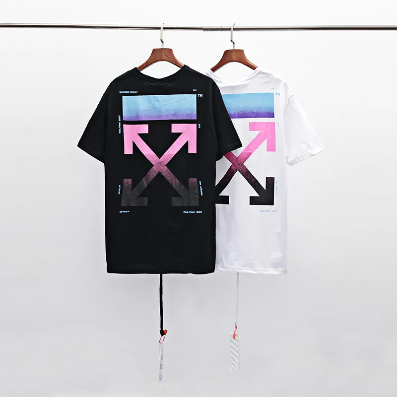 OFF-WHITE new OW rainbow gradient color round neck street hip hop Men couple short-sleeved T-shirt
OFF-WHITE new OW rainbow gradient color round neck street hip hop Men couple short-sleeved T-shirt