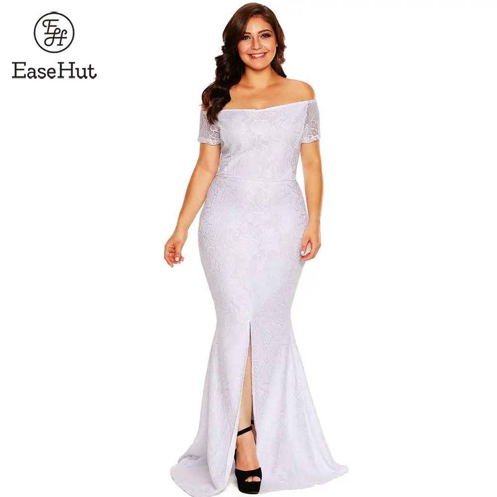 EaseHut Pink Vestidos Plus Size Slash Neck Short Sleeve High Slit Sexy Bodycon Party Dress White Lace Back Zipper Long Dress
EaseHut Pink Vestidos Plus Size Slash Neck Short Sleeve High Slit Sexy Bodycon Party Dress White Lace Back Zipper Long Dress