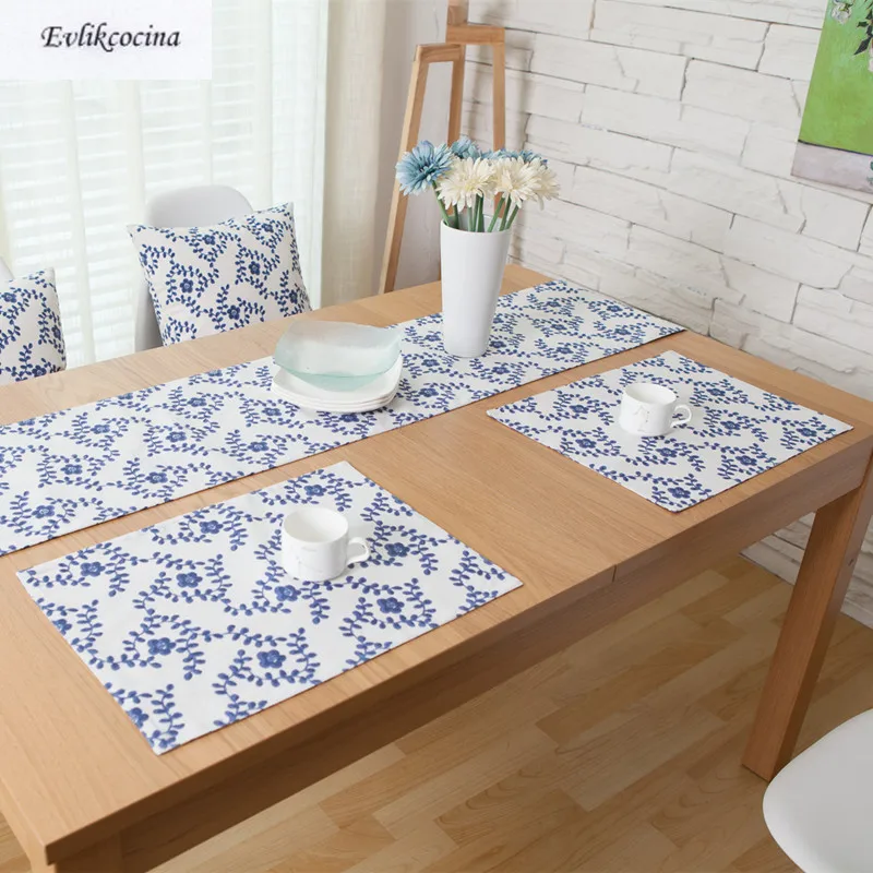 Free Shiping Blue Flowers Placemat Dining Table Coaster Cloth Insulation Coffe Tea Cup Pad Kitchen Mantel Individual For Table
Free Shiping Blue Flowers Placemat Dining Table Coaster Cloth Insulation Coffe Tea Cup Pad Kitchen Mantel Individual For Table