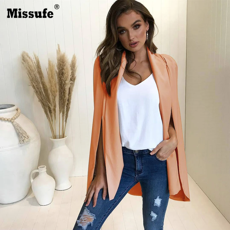 Missufe Sexy Split Cardigan Coats Women Slim Long Sleeve Autumn Jacket Elegant Top Shirts Female Office Ladies Suit Coats Woman
Missufe Sexy Split Cardigan Coats Women Slim Long Sleeve Autumn Jacket Elegant Top Shirts Female Office Ladies Suit Coats Woman
