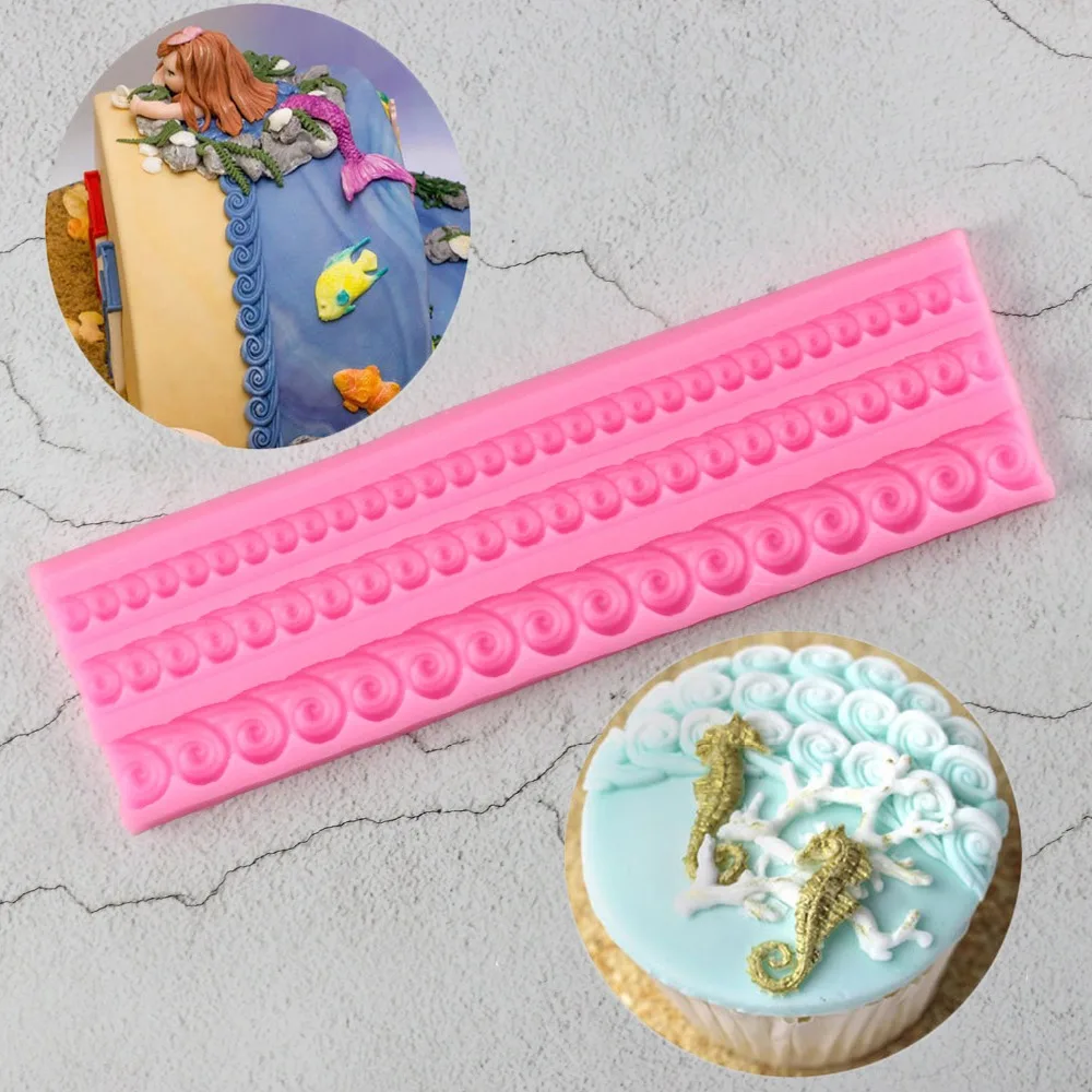 Sugarcraft Wave Silicone Mold Fondant Mold Cake Decorating Tools Chocolate Mold Kitchen Accessories Bakeware
Sugarcraft Wave Silicone Mold Fondant Mold Cake Decorating Tools Chocolate Mold Kitchen Accessories Bakeware