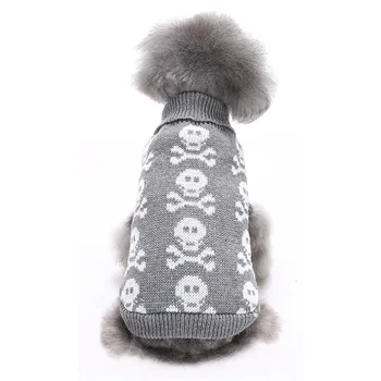 New Winter Pet Dog Sweater Skull Patten Design Hallween High Quality Dogs Cats Clothes 3 Colors Hot Sale
New Winter Pet Dog Sweater Skull Patten Design Hallween High Quality Dogs Cats Clothes 3 Colors Hot Sale