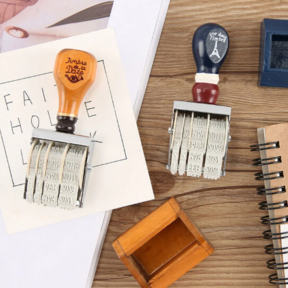 Wooden handle date DIY stamp diy stamps for scrapbooking kawaii stationery zakka decal material escolar school supplies
Wooden handle date DIY stamp diy stamps for scrapbooking kawaii stationery zakka decal material escolar school supplies