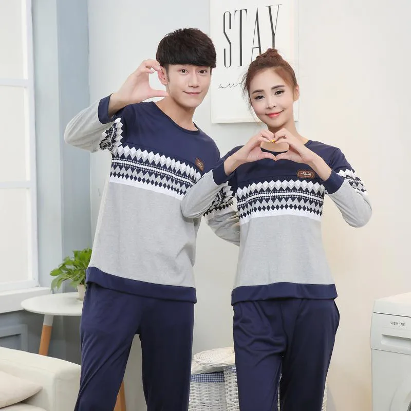 2019 Spring Couples Cotton Pajamas Sets for Women Long Sleeve Pyjama Cartoon Sleepwear Lounge Men Homewear Pijama Mujer Clothes
2019 Spring Couples Cotton Pajamas Sets for Women Long Sleeve Pyjama Cartoon Sleepwear Lounge Men Homewear Pijama Mujer Clothes