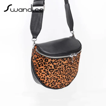 100% Real Genuine Leather Leopard Semicircle Saddle Crossbody Messenger Shoulder Chest Bags Pack Handbags Women Female 2020 Chic
100% Real Genuine Leather Leopard Semicircle Saddle Crossbody Messenger Shoulder Chest Bags Pack Handbags Women Female 2020 Chic