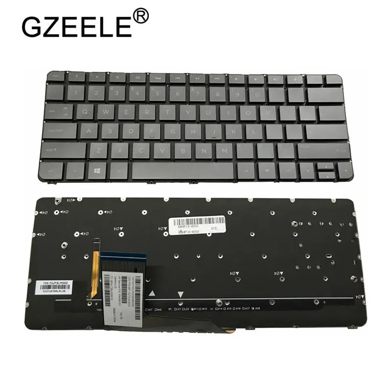 GZEELE новая американская английская клавиатура с подсветкой для HP Spectre x360 13-4200nl