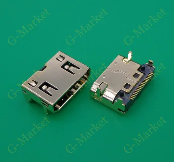 50pcs/lot Gold-plating MINI 19P HDMI Jack Connector 19Pins HDMI Sockect 4DIP Type 
50pcs/lot Gold-plating MINI 19P HDMI Jack Connector 19Pins HDMI Sockect 4DIP Type