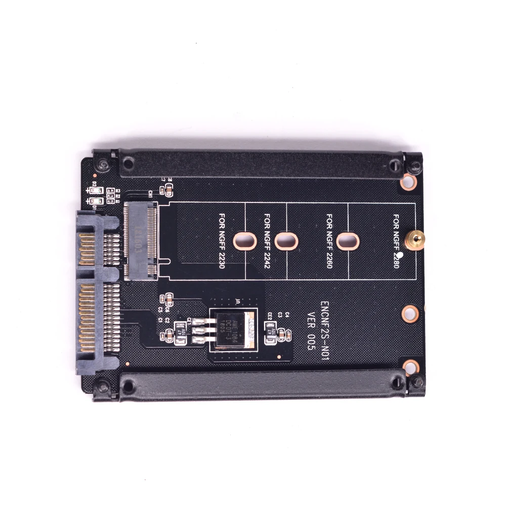 B+M key M.2 SSD to 2.5" SATA 6Gb/s adapter Socket 2 M2 SSD convert to 22Pin SATA 3.0 card Supports 2280 2260 2242 2230
B+M key M.2 SSD to 2.5" SATA 6Gb/s adapter Socket 2 M2 SSD convert to 22Pin SATA 3.0 card Supports 2280 2260 2242 2230