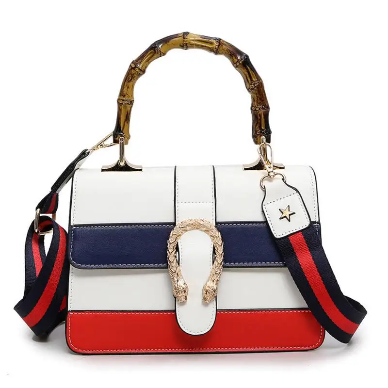 Fashion Women White Bamboo Handbag Classic Shoulder Crossbody Bags for Women Brand Designer Luxury Ladies Hand Bags sac a main
Fashion Women White Bamboo Handbag Classic Shoulder Crossbody Bags for Women Brand Designer Luxury Ladies Hand Bags sac a main