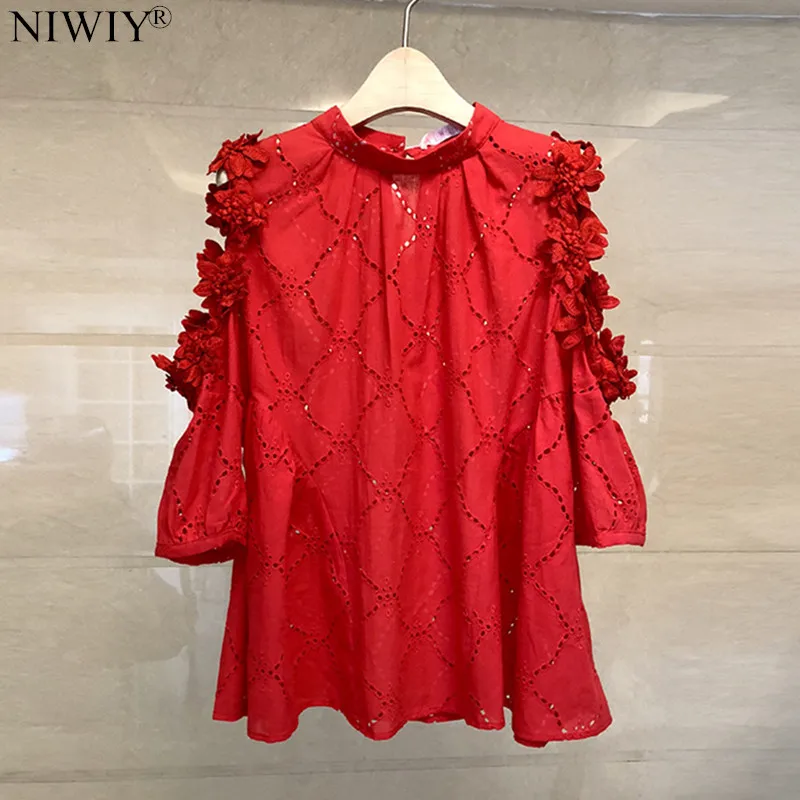 NIWIY Brand Summer White Lace Flower Off Shoulder Shirt Womens Tops and Blouses Moda Mujer 2019 Retro Floral Sexy Top N9264
NIWIY Brand Summer White Lace Flower Off Shoulder Shirt Womens Tops and Blouses Moda Mujer 2019 Retro Floral Sexy Top N9264