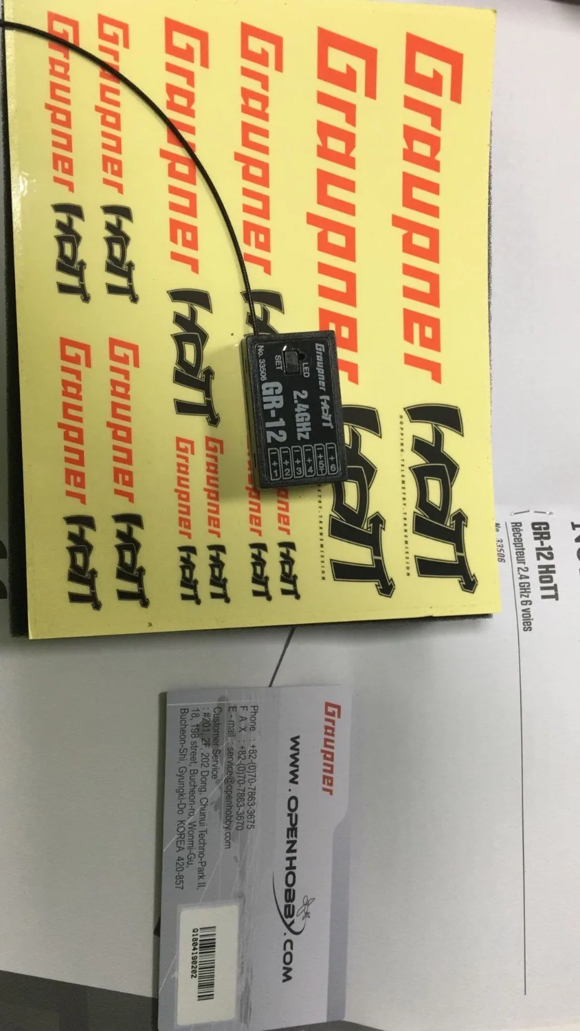 Graupner GR-12 6 Channel 2.4GHz HoTT Receiver 2.4GHz Receiver RC Transmitter Remote Control Parts
Graupner GR-12 6 Channel 2.4GHz HoTT Receiver 2.4GHz Receiver RC Transmitter Remote Control Parts