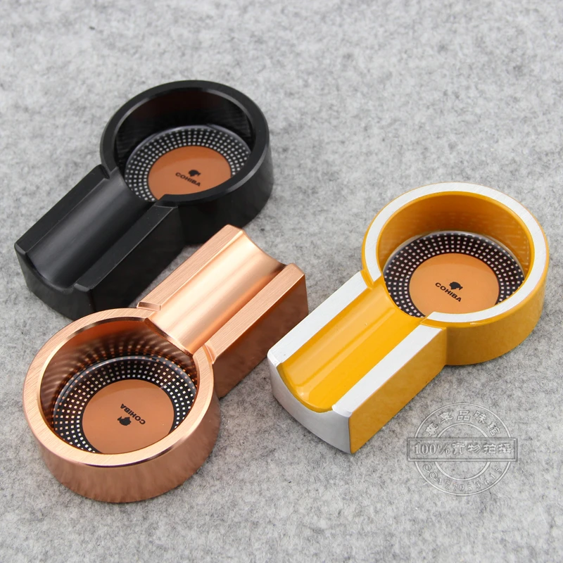 COHIBA portable Metal/ceramic cigar ashtray,Travel cigar ashtray,gold color Removable cleaning 184g
COHIBA portable Metal/ceramic cigar ashtray,Travel cigar ashtray,gold color Removable cleaning 184g