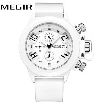MEGIR Fashion Military Men Quartz Wrist Watch Waterproof Arabic Number 3D Dial Silicone Strap Top Brand Luxury relogio masculino
MEGIR Fashion Military Men Quartz Wrist Watch Waterproof Arabic Number 3D Dial Silicone Strap Top Brand Luxury relogio masculino