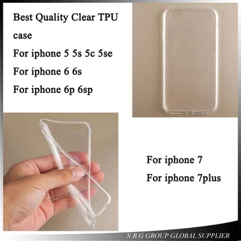 100pcs/lot Clear Soft TPU Case for iPhone 5 5s 5c/6 6s/6p 6sp/7/7p Transparent Protective Original Cover Ultra thin Protection
100pcs/lot Clear Soft TPU Case for iPhone 5 5s 5c/6 6s/6p 6sp/7/7p Transparent Protective Original Cover Ultra thin Protection