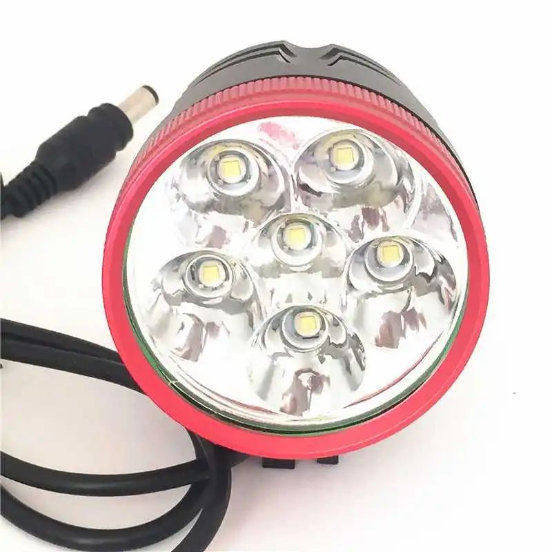 8000 Lumens 6 x CREE XML XM-L T6 LED Cycle Bike Lamp Bicycle Light HeadLight HeadLamp Flashlight + 6x 18650 9600mAh battery pack
8000 Lumens 6 x CREE XML XM-L T6 LED Cycle Bike Lamp Bicycle Light HeadLight HeadLamp Flashlight + 6x 18650 9600mAh battery pack