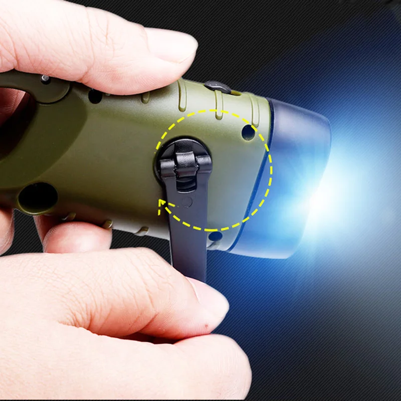 Solar Powered LED Flashlight Hand Crank Dynamo Solar Flashlight Rechargeable Waterproof LED Torch For Emergency Camping Boating
Solar Powered LED Flashlight Hand Crank Dynamo Solar Flashlight Rechargeable Waterproof LED Torch For Emergency Camping Boating