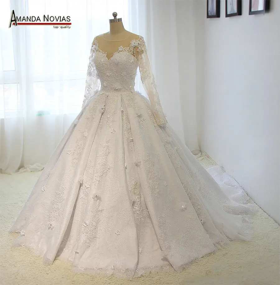 Luxury Satin Lace Flowers Wedding Dresses Arabic Customer Order 2016 amanda novias real photos
Luxury Satin Lace Flowers Wedding Dresses Arabic Customer Order 2016 amanda novias real photos